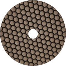 <p>Polijst pads droog</p>