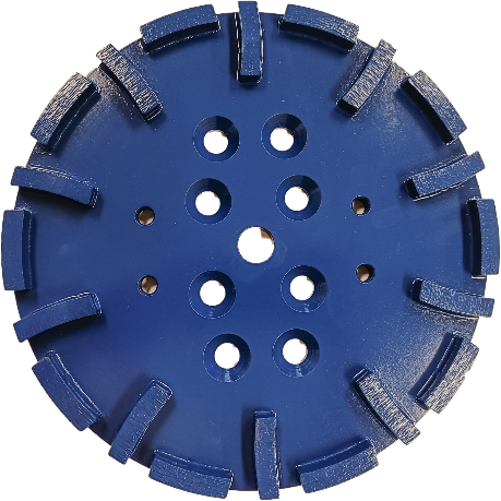 <p><span><em>Standaard schuurschijf &oslash; 250 voor Blastrac machine voor het schuren van beton : hard voor zachte materialen</em></span></p>