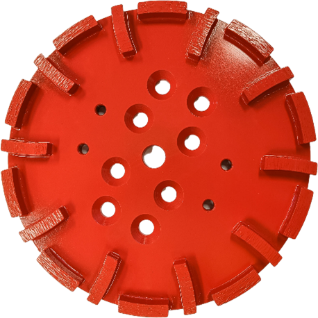 <p><span><em>Standaard schuurschijf &oslash; 250 voor Blastrac machine voor het schuren van beton : soft voor harde materialen</em></span></p>