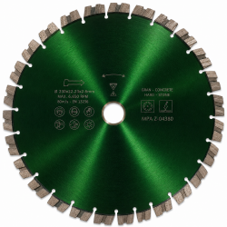 <p>Diamantzaagblad voor beton voor handzaagmachines op batterij </p>