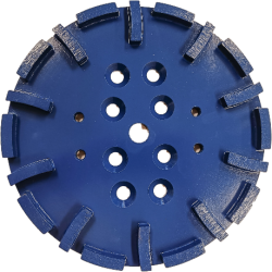 <p><span><em>Standaard schuurschijf &oslash; 250 voor Blastrac machine voor het schuren van beton : hard voor zachte materialen</em></span></p>