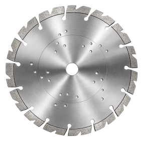 <p>Diamant zaagblad van hoge kwaliteit met gepositioneerde segmenten voor het zagen in gewapend beton, beton, metselwerk</p>